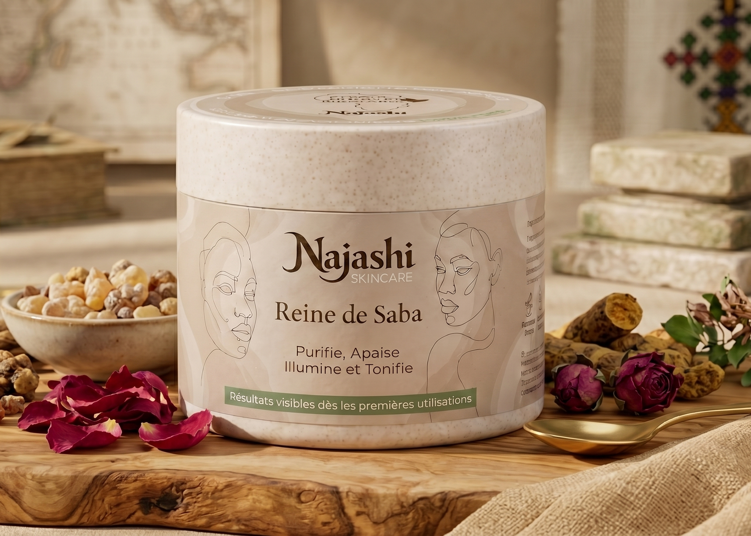 Masque Qasil Reine de Saba